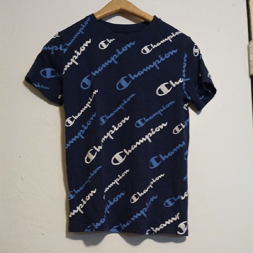Champion Logo Boys Tee L
